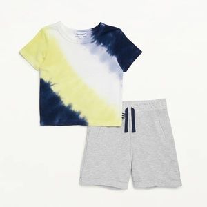 Splendid Toddler Boy Kiwi Stripe Short Set - Size 3